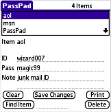 PassPad data